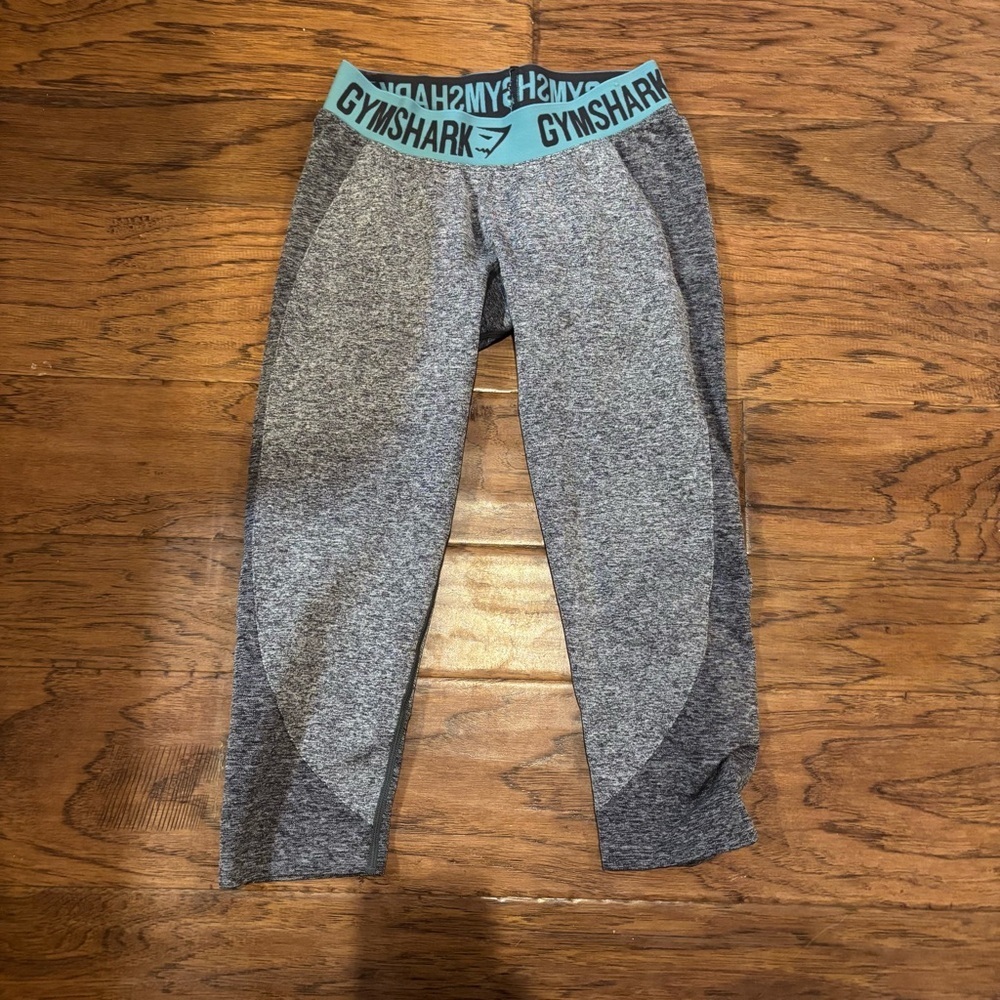 Gymshark Flex Leggings Teal Logo | Estimated Size Small